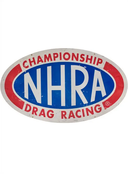 Nhra Jumbo Metal Sign 1