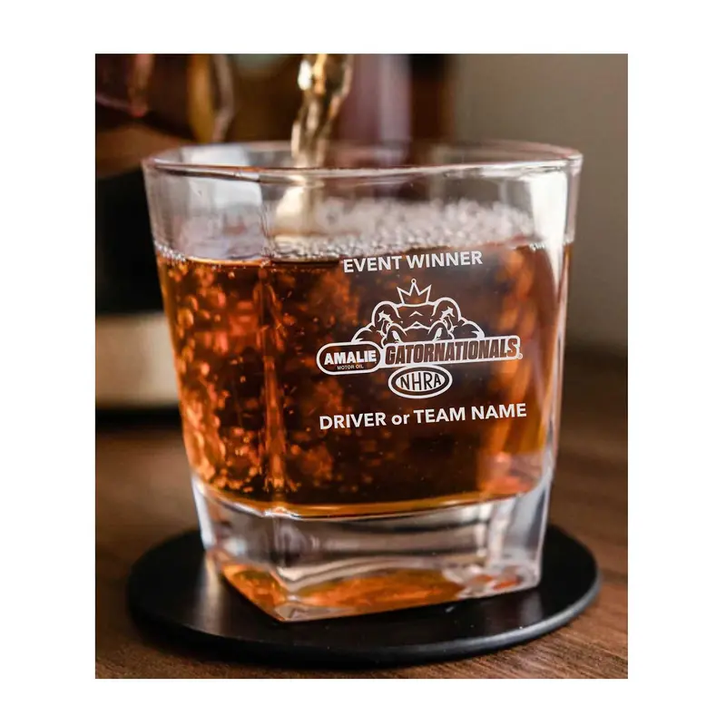 Nhra Winners Circle Set Of 2 Rocks Custom Winners Rocks Glasses In Gift Box 1