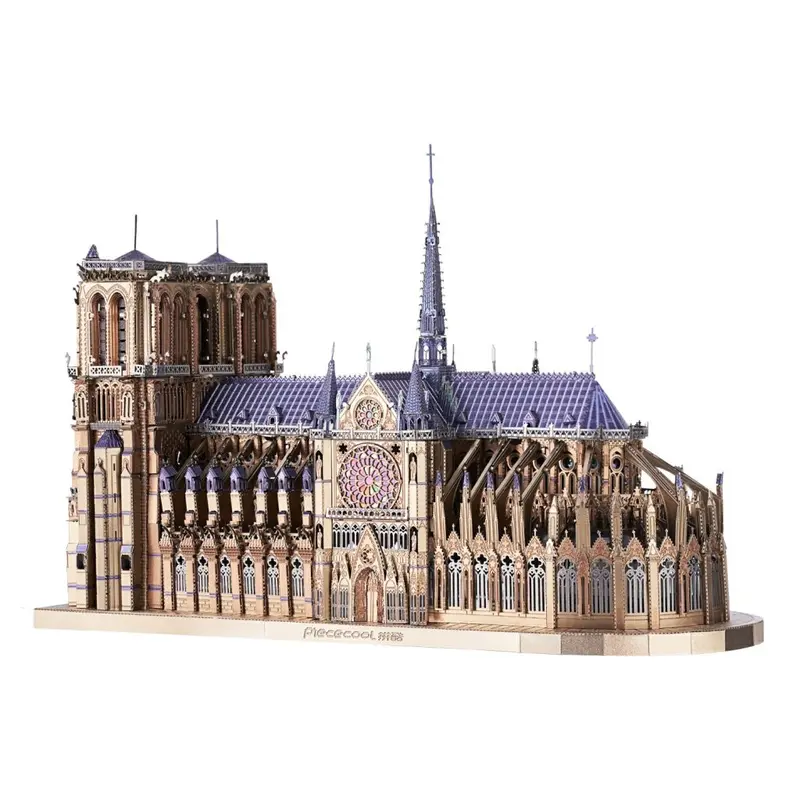 Notre Dame Cathedral Paris（Special Edition）3D Metal Model 1