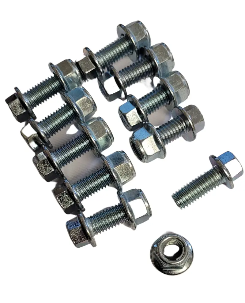Nu214 Set Of 10 X Quad Bike Frame Bolts 8Mm X 20Mm Upbeat 110Cc 125Cc Off Road 1