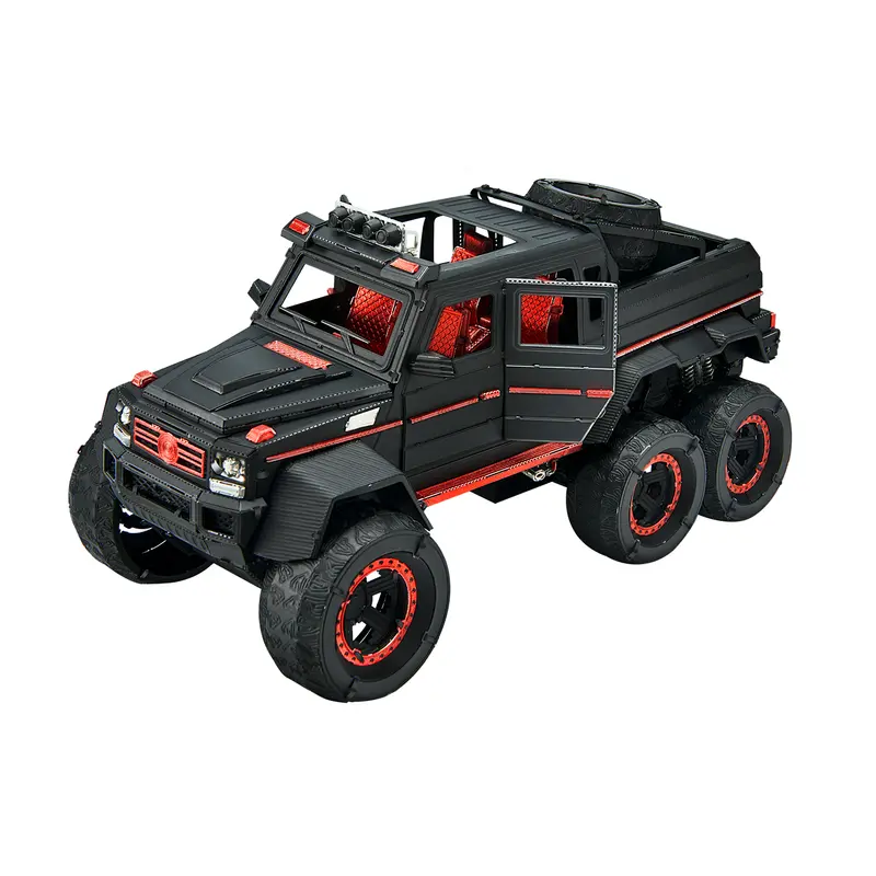 Off Road Truck 6X6 G63 3D Metal Model 1