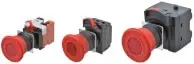 Omron A22el-M-24A-11-Emergency Stop Switch,,Ampere Rating-10A,Supply Voltage-250 Vac. 1