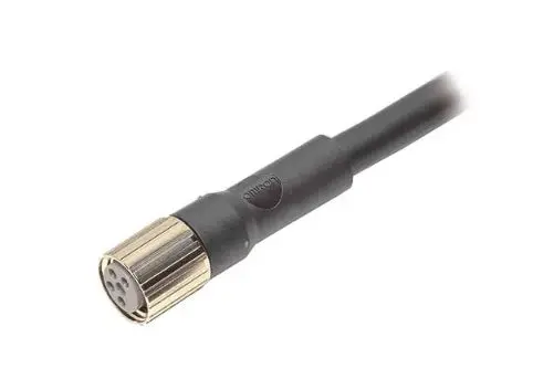 Omron Xs3f-M8pvc3s2m - 3 Pin Connector With Pvc Cable 2 M Straight Type. 1