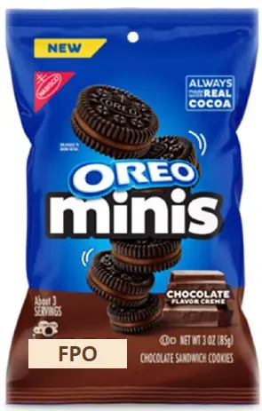 Oreo Mini Cookies Big Bag - 3 Oz 1