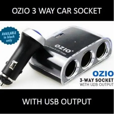 Ozio 3-Way-Socket With Usb Output 1