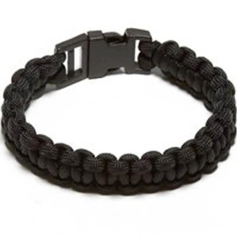 Paracord Bracelet Black L 1