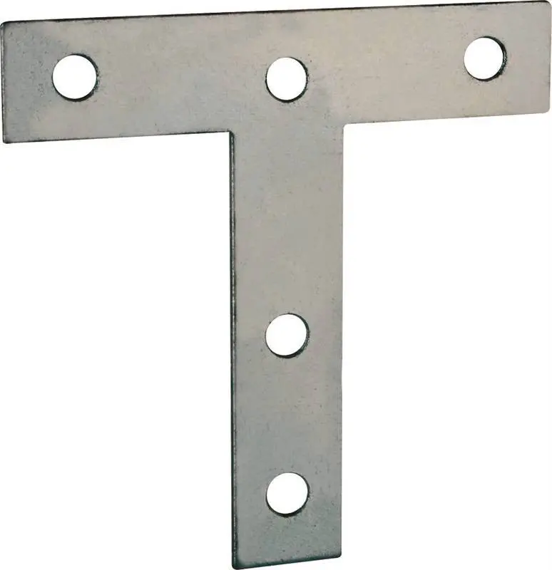 Plate T Steel 3X3in Zinc Pltd 1