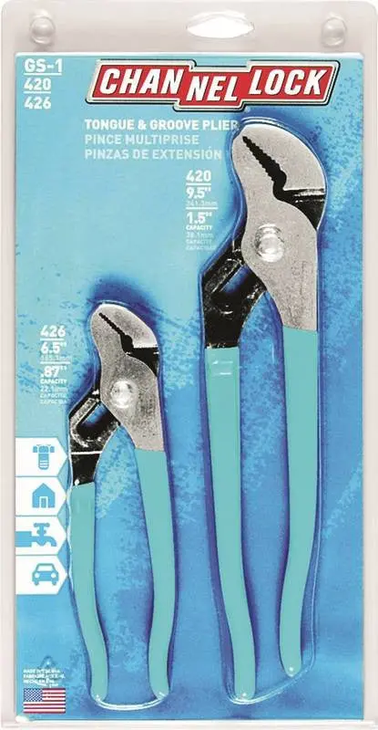 Plier Set Tongue-Grv 2Pc Strt 1