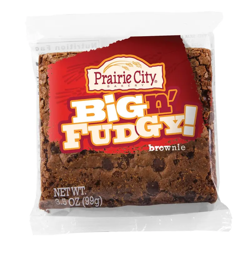 Prairie City Bakery Brownie Big N Fudge Individually Wrapped Boxes 12Ct 1