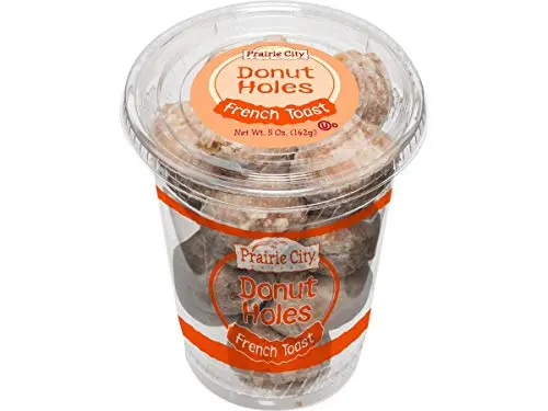 Prairie City French Toast Donut Holes, 5 Ounce -- 12 Per Case. 1