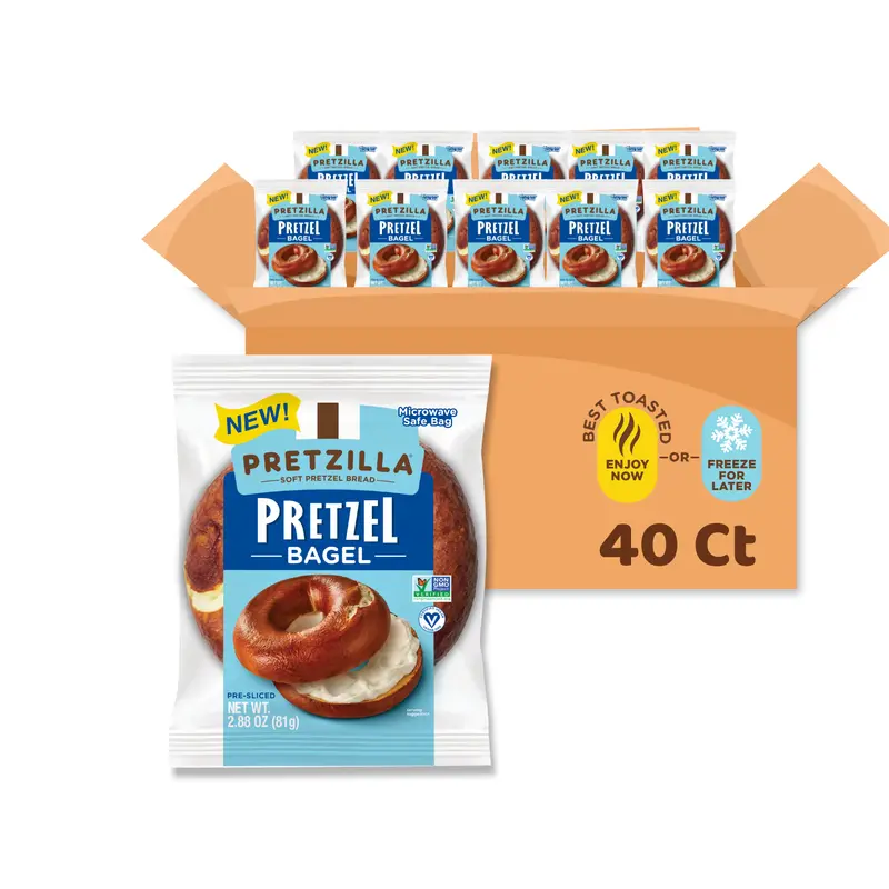 Pretzilla Pretzel Bagels 14.4 Oz (Pack Of 40) 1