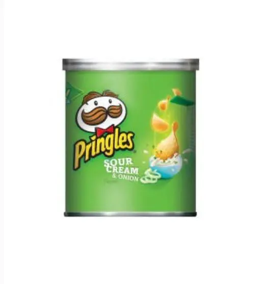 Pringles Potato Chips Sour Cream & Onion 1.4 Oz () 12Ct 1