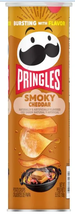 Pringles Smoky Cheddar Chips 5.5 Oz 1