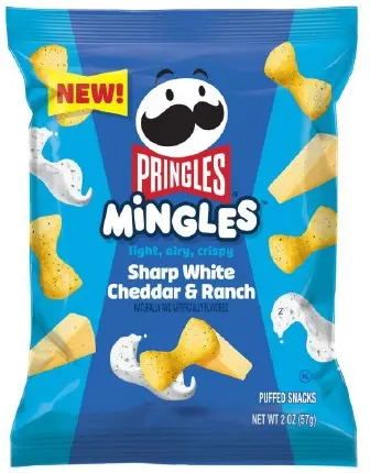 Pringles Wh Cheddar Ranch Peg Bags 2 Oz () 6Ct 1