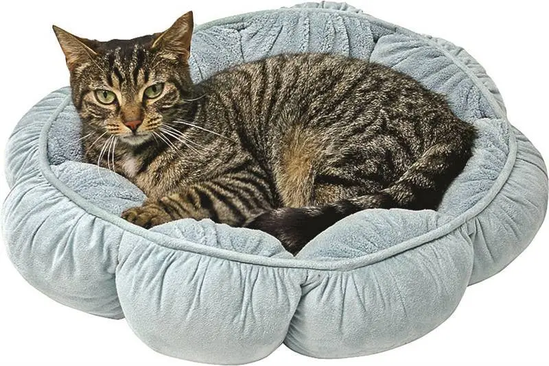 Puffy Round Cat Bed 1