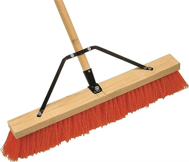 Push Broom W-Brace 24In Stiff 1