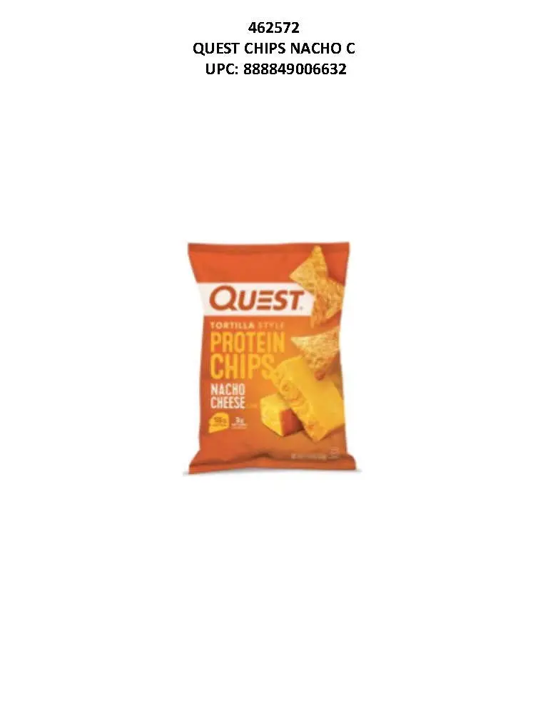 Quest Chips Nacho Cheese 1 08Ct 1