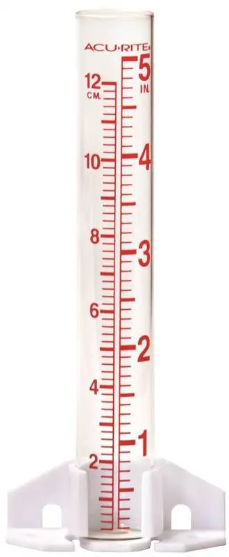Rain Gauge Glass With Vial 6 L 1