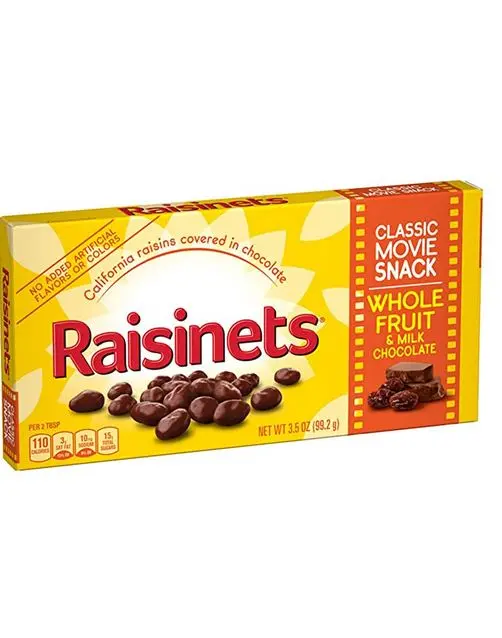 Raisinets Milk Chocolate Covered Raisins Theater Box - 3.1 Oz 1