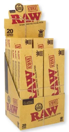 Raw Cones King Size (Pack Of 240) 1
