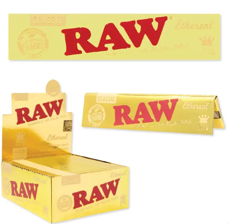 Raw Rolling Papers Ethereal King Size Slim 50 Ct 1