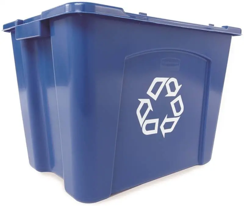Recycle Box 14Gal Blue Stackng 1