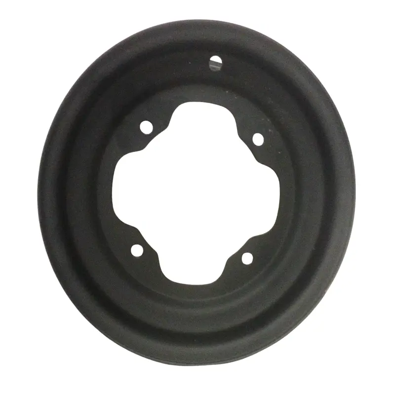 Rim45 Single 10" Front Steel Rim Black For Bashan Bs250s-11B 250Cc Quad Bike Atv 1