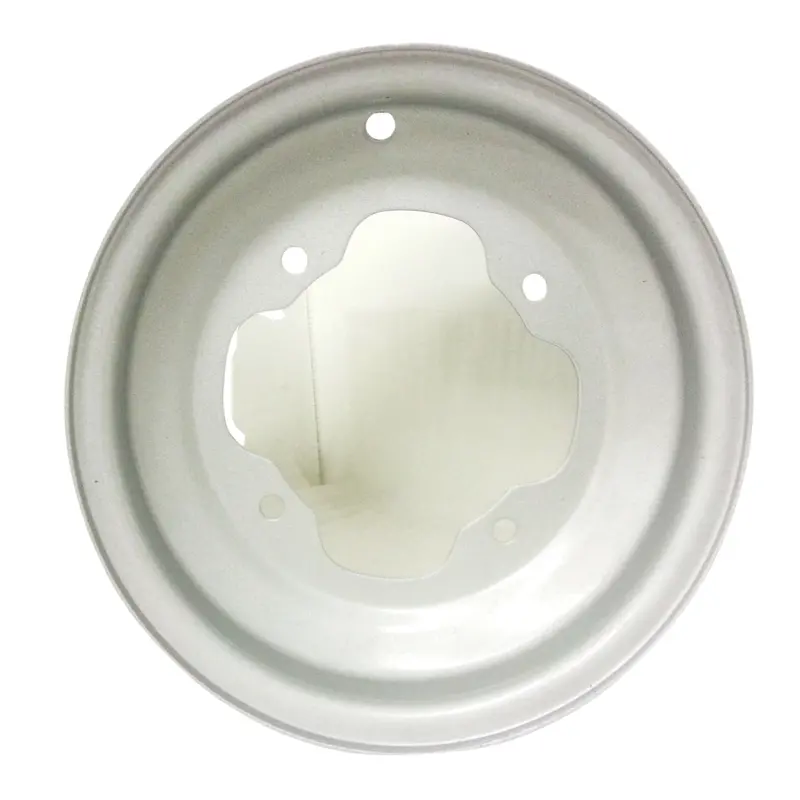 Rim47 Single 10" Front Steel Rim Chrome For Bashan Bs250s-11B 250Cc Quad Bike Atv 1