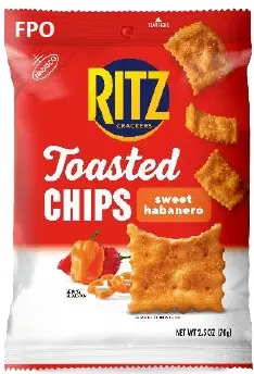 Ritz Toasted Chips Sweet Habanero 2.5 Bag 1