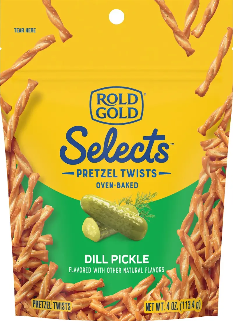 Rold Gold Selects Dill Pickle Pretzels 4 Oz 8Ct 1