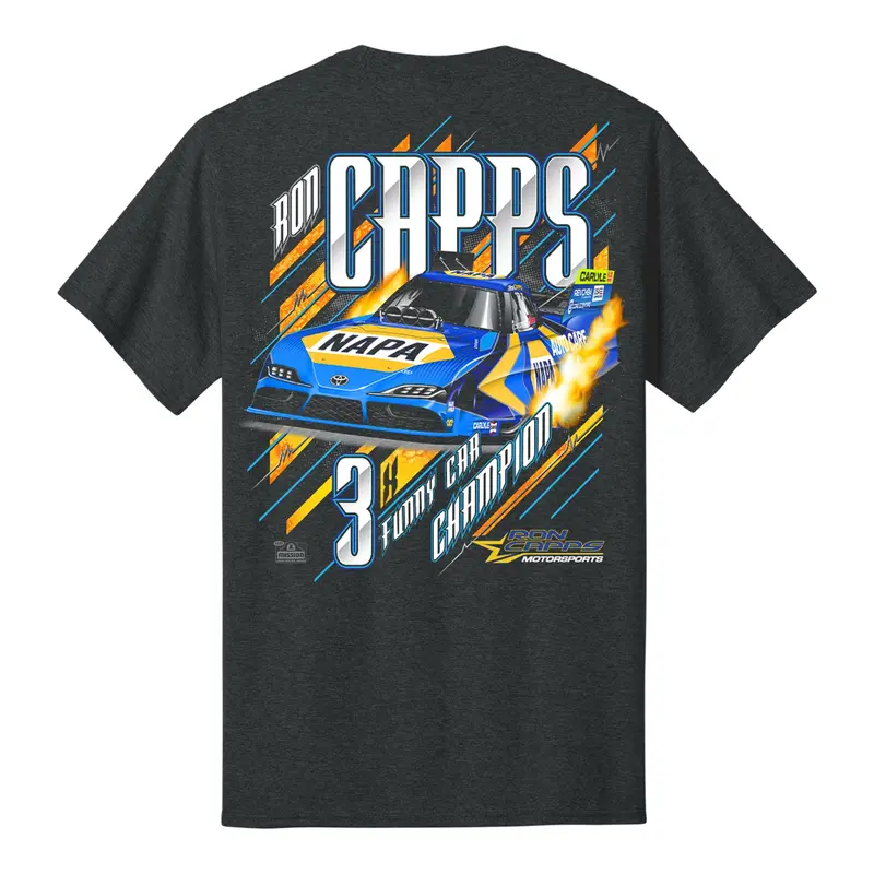 Ron Capps 3X Funny Car Champion Action  Shirt 1