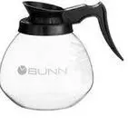 Rooted Grounds Regular Coffee Glass Pot With Black Handle 1