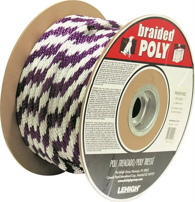 Rope Polyp Braid Purp 5-8X200 1