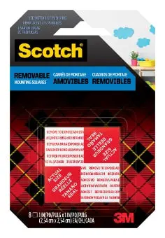 Scotch® Removable Double-Sided Mounting Squares 1