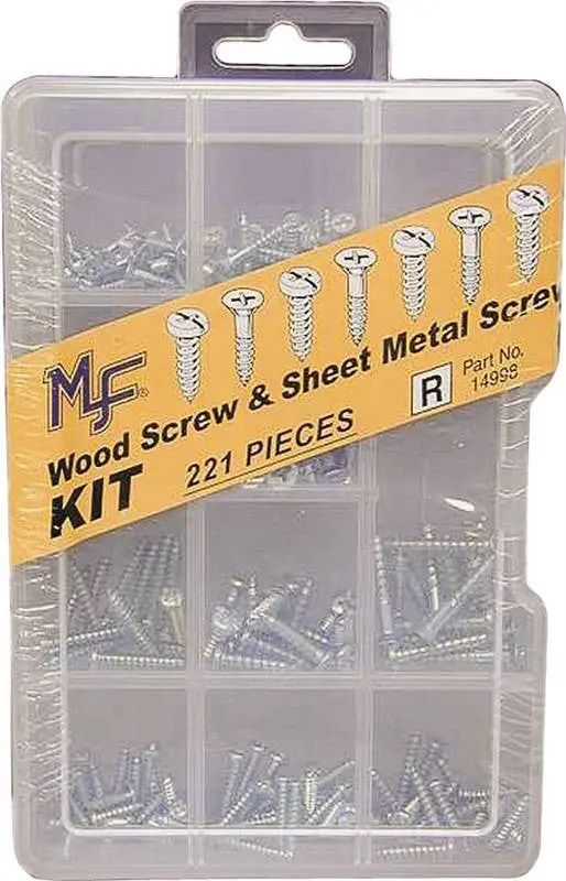 Screw Wood Sheet Mtl Asst 1