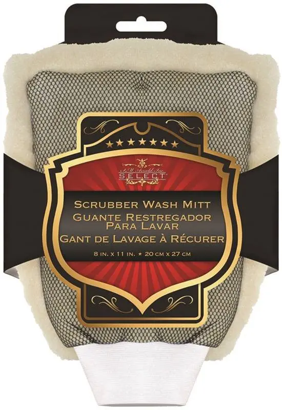 Scrubber Mitt 8Inx11in W-Cuff 1