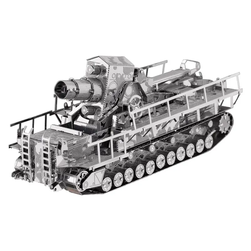 Self Propelled Gun 3D Metal Model 1