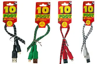 Service Tool 8-Pin 10' Charger Cord - Green 1