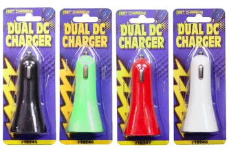 Service Tool Dual Dc Charger 2.1/1Amp - Green 1