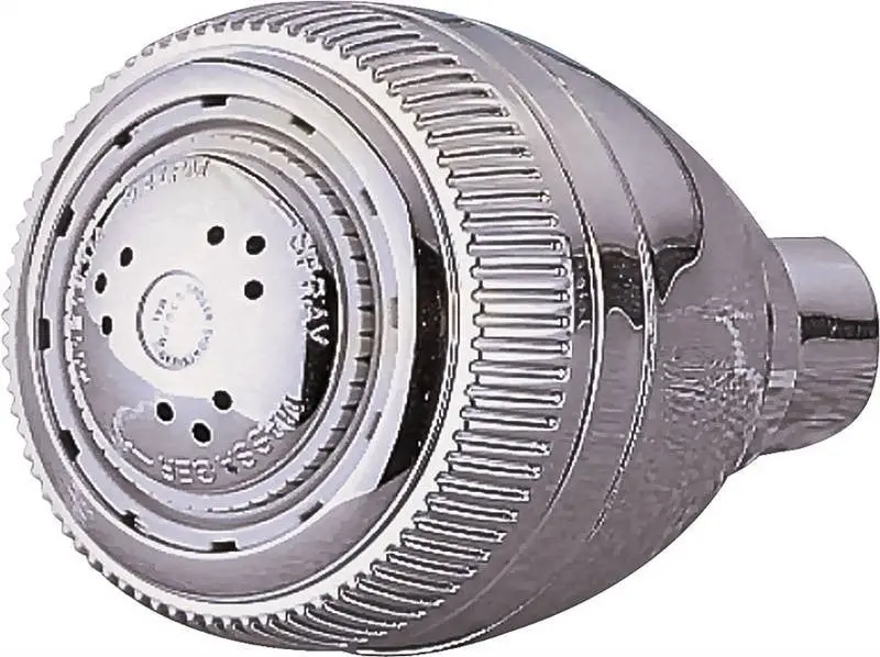 Showerhead Fixd 3-Setting Chrm 1