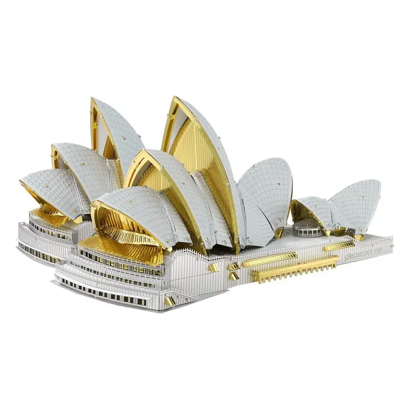 Sidney Opera House 3D Metal Model 1
