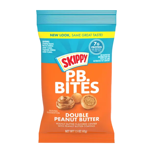 Skippy Peanut Butter Bites Double Boxes 1.5 Oz 12Ct 1