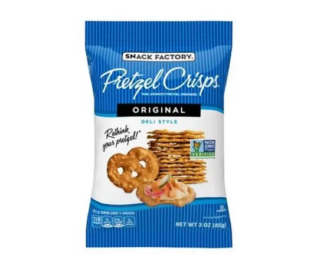 Snack Factory Pretzel Crisps Original 3 Boxes 08Ct 1