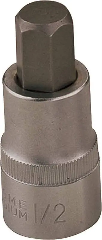Socket Hex Bit 1-2In 1-2Dr Sae 1