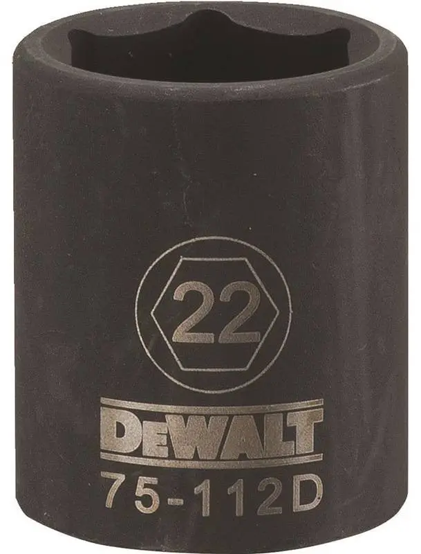 Socket Impact 1-2Dr 6Pt 22Mm 1