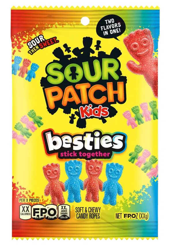 Sour Patch Kids Besties Soft & Chewy Candy 7.17 Oz 1