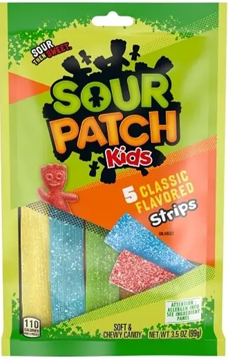 Sour Patch Kids Strips Sour Candy - 3.5 Oz 1