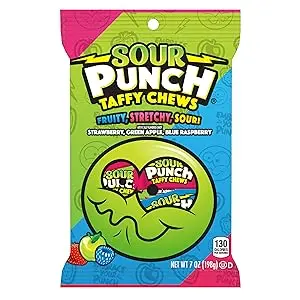 Sour Punch Taffy Chews Peg Bag 7 Oz 1