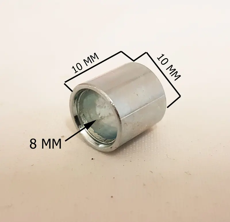 Spa56 Spacer 10Mm X 10Mm For Mini Moto / Dirt / Quad Bike 8Mm Axle Spindle 1