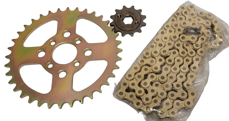 Spc02 Sprocket & Chain Set For Bashan Bs2250s11-B  250Cc Road Legal Quad 1